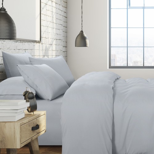 Royal Comfort 1500TC Cotton Rich Fitted Sheet Set, 4 Pieces (White) -  Double